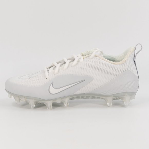 Nike Alpha Huarache Pro 8 \'White Metallic Silver\' CW4439-100 size 8.5